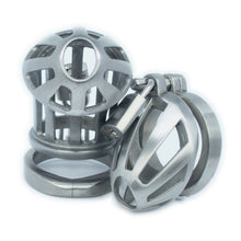 Load image into Gallery viewer, BON4MExtreme micro and extra large high quality chastity cage package in stainless steel