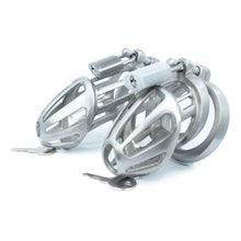 Load image into Gallery viewer, BON4Mplus optimal male chastity package in stainless steel