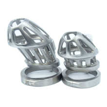 Load image into Gallery viewer, BON4Mplus optimal male chastity package in stainless steel