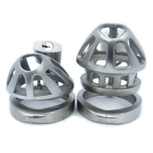 Charger l'image dans la galerie, BON4Mplus — coffret de chasteté masculine optimal, taille small, en acier inoxydable