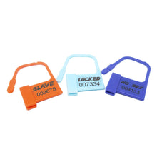 Load image into Gallery viewer, Individually numbered plastic seal locks set of 50 pieces