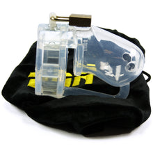 Load image into Gallery viewer, BON4 transparent silicone chastity device