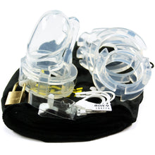 Load image into Gallery viewer, BON4 transparent silicone chastity device