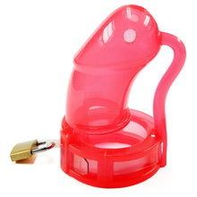 Load image into Gallery viewer, BON4L large red silicone penis cage