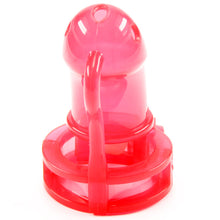 Load image into Gallery viewer, BON4L large red silicone penis cage