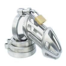 Charger l'image dans la galerie, BON4M Large – dispositif de chasteté masculine en acier inoxydable / Version pleine