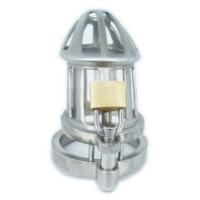 Charger l'image dans la galerie, BON4M Large – dispositif de chasteté masculine en acier inoxydable / Version pleine