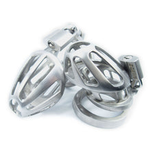 Load image into Gallery viewer, BON4Mplus optimal male chastity package in stainless steel