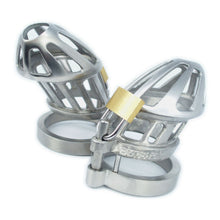 Charger l'image dans la galerie, BON4Mplus Solid – coffret de chasteté double en acier inoxydable
