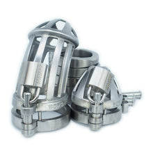 Load image into Gallery viewer, BON4MExtreme micro and extra large high quality chastity cage package in stainless steel
