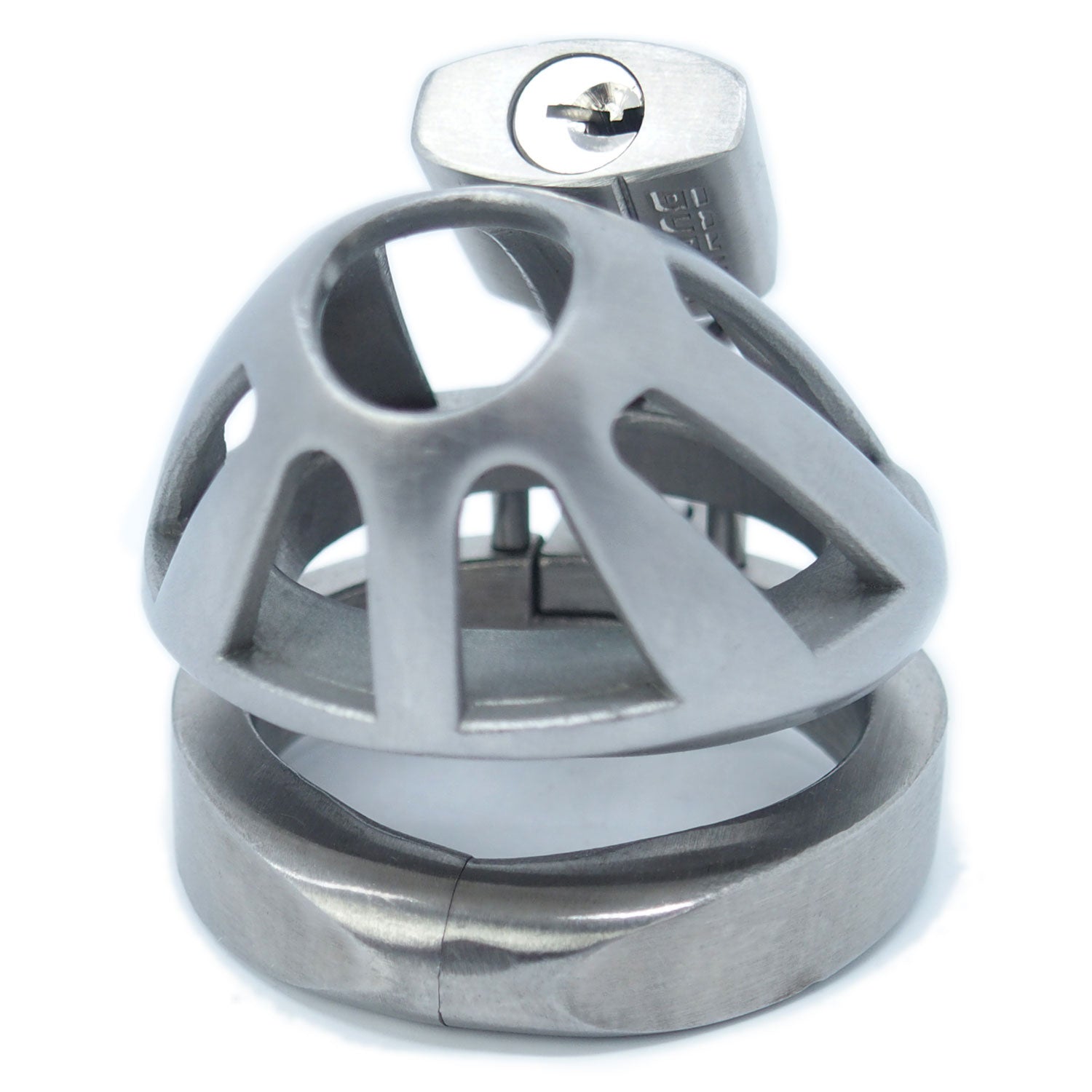 BON4Micro very small stainless steel chastity cage