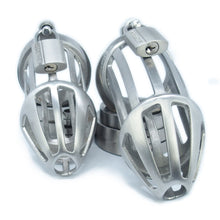 Load image into Gallery viewer, BON4Mplus Large high quality chastity cage package in stainless steel
