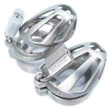 Load image into Gallery viewer, BON4Mplus small optimal male chastity package in stainless steel
