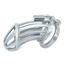 Load image into Gallery viewer, BON4MXL high quality extra large chastity cage in stainless steel
