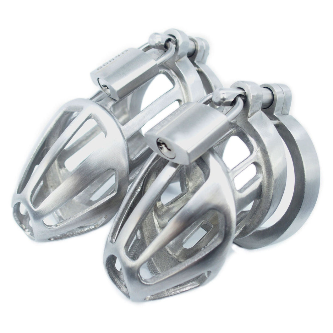 BON4Mplus optimal male chastity package in stainless steel + free BON4 in silicone