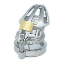 Load image into Gallery viewer, BON4Msmall stainless steel chastity device / Solid version
