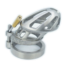 Load image into Gallery viewer, BON4Msmall stainless steel chastity device / Solid version
