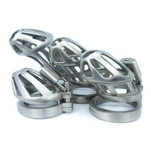 Load image into Gallery viewer, BON4Max high quality male chastity package in stainless steel including all cage sizes
